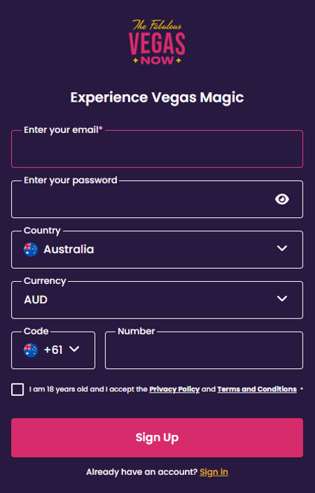vegas now registration