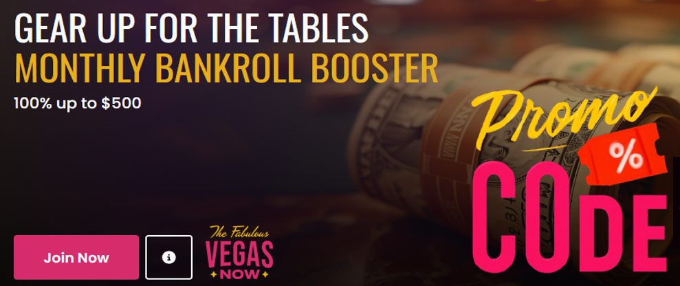 vegas now promo code